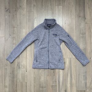 Patagonia Light Purple Grey Better Sweater Jacket Size XXS